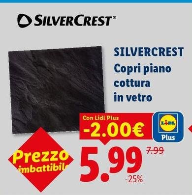Silvercrest - Copri Piano Cottura In Vetro