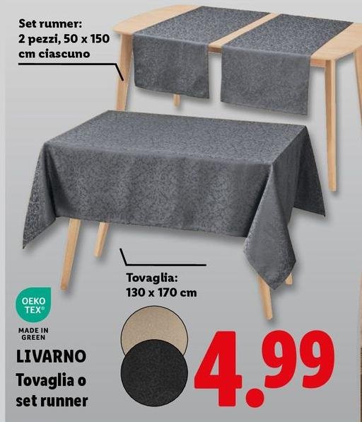 Livarno - Tovaglia O Set Runner