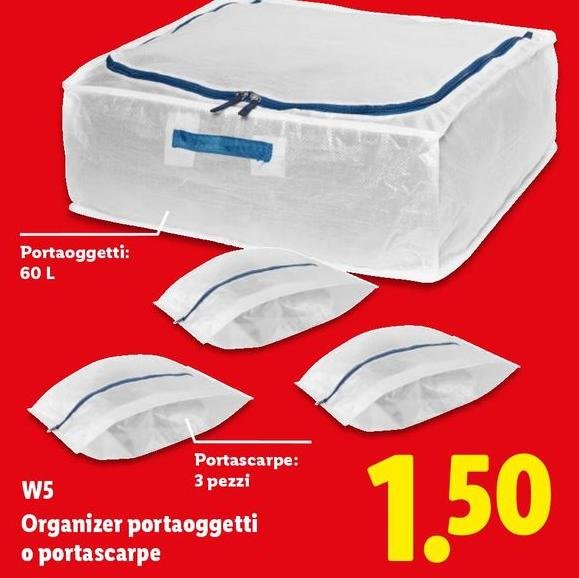 W5 - Organizer Portaoggetti O Portascarpe