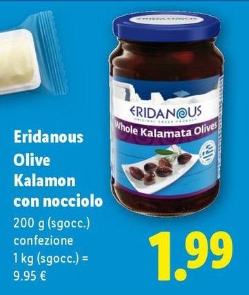 Eridanous - Olive Kalamon Con Nocciolo