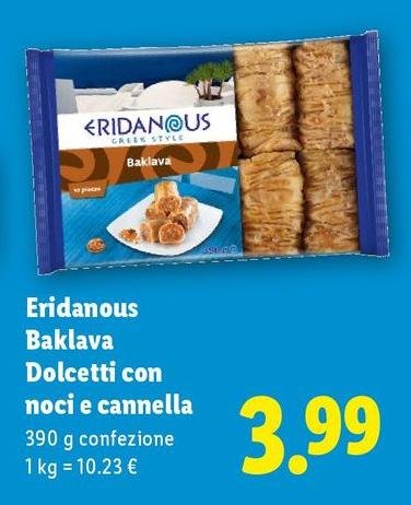 Eridanous - Baklava Dolcetti Con Noci E Cannella