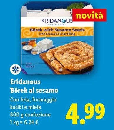 Eridanous - Börek Al Sesamo