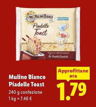 Mulino Bianco - Piadelle Toast