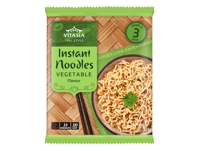Noodles istantanei in stile thailandese