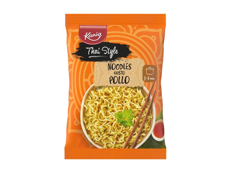 Noodles istantanei in stile thailandese