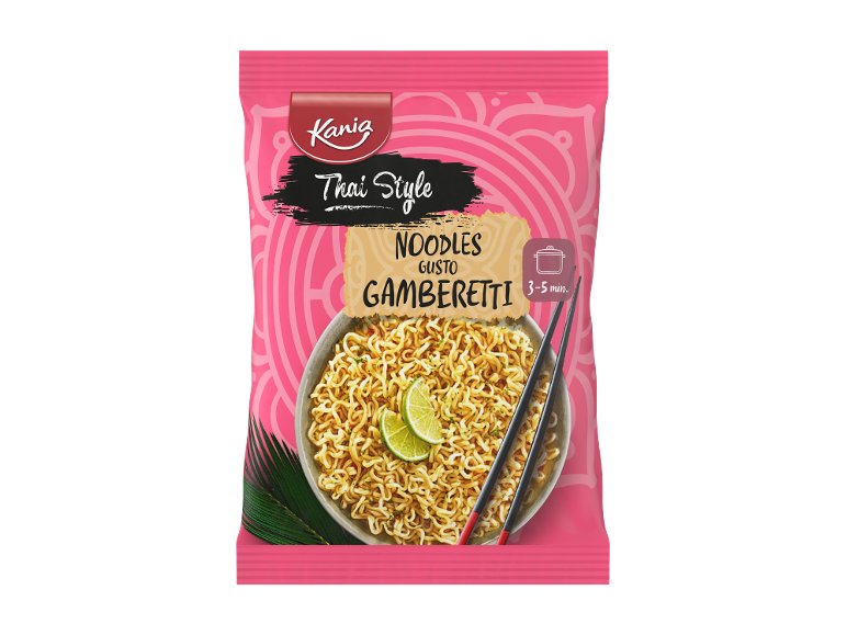 Noodles istantanei in stile thailandese
