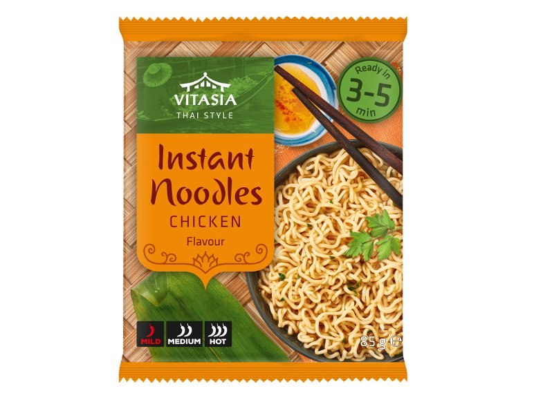 Noodles istantanei in stile thailandese