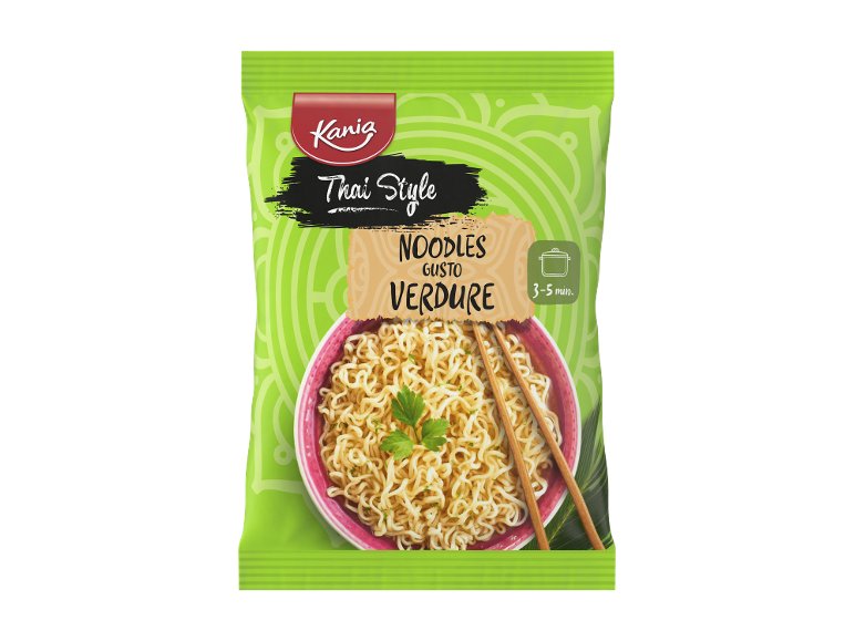 Noodles istantanei in stile thailandese