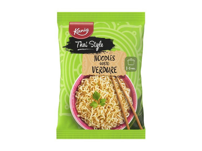 Noodles istantanei in stile thailandese