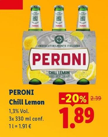 Peroni - Chill Lemon
