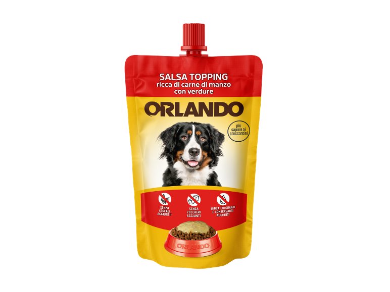 Salsa topping per cani