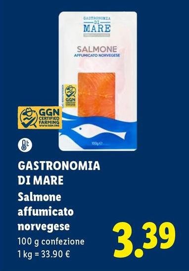 Gastronomia Di Mare - Salmone Affumicato Norvegese