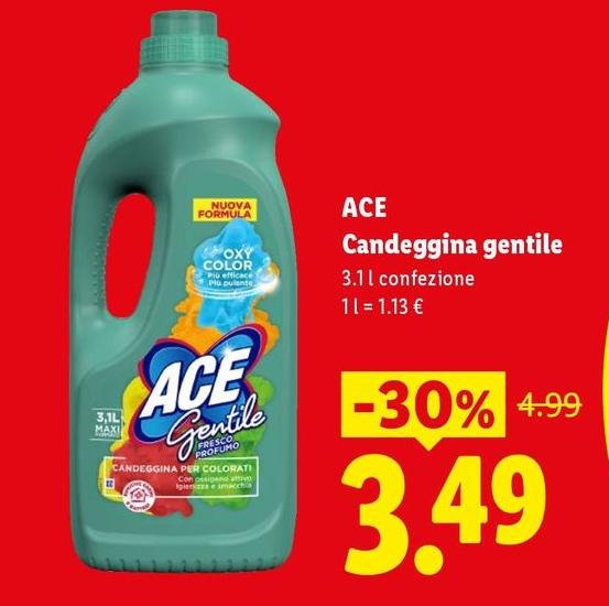 Ace - Candeggina Gentile