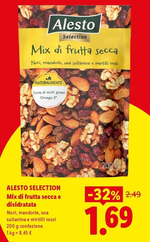 Alesto - Selection Mix Di Frutta Secca E Disidratata