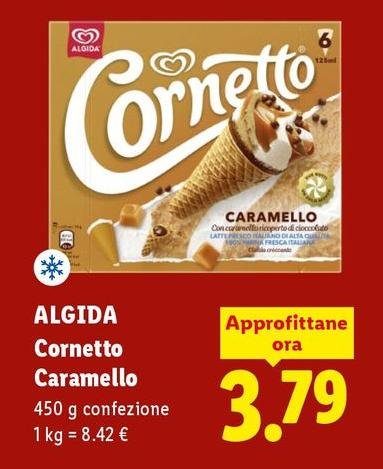 Algida - Cornetto Caramello