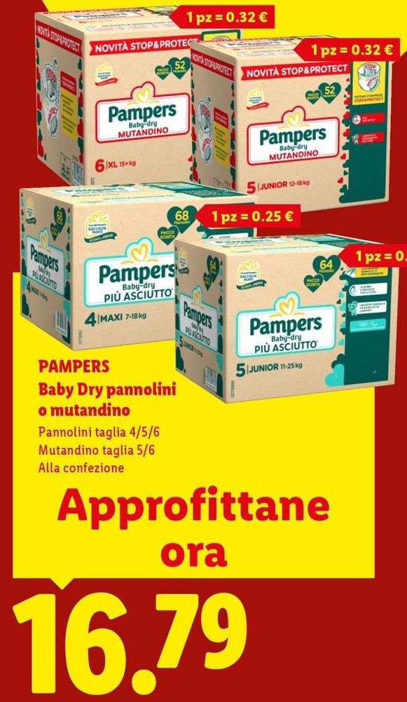 Pampers - Baby Dry Pannolini O Mutandino
