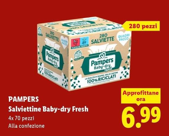 Pampers - Salviettine Baby-Dry Fresh