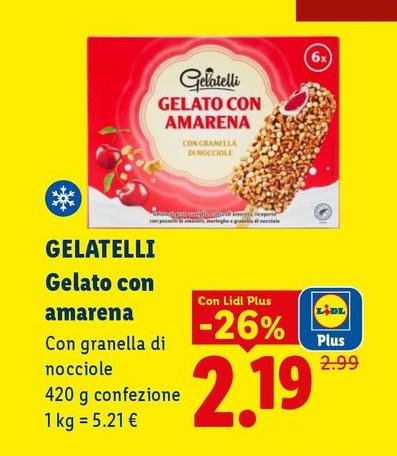 Gelatelli - Gelato Con Amarena