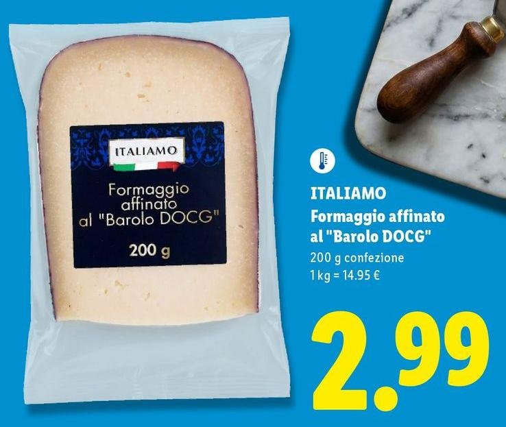 Italiamo - Formaggio Affinato Al ''Barolo DOCG''
