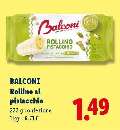 Balconi - Rollino Al Pistacchio
