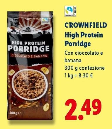 Crownfield - High Protein Porridge