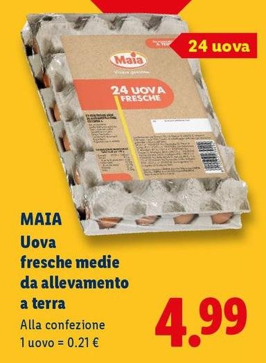 Maia - Uova Fresche Medie Da Allevamento A Terra