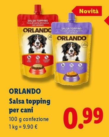Orlando - Salsa Topping Per Cani