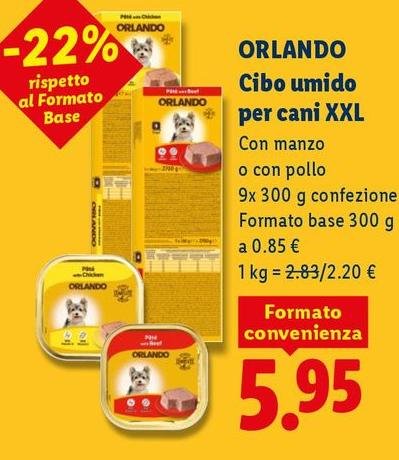 Orlando - Cibo Umido Per Cani Xxl