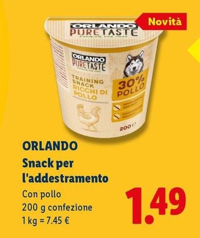 Orlando - Snack Per L'Addestramento