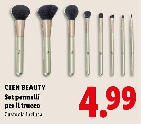Cien Beauty - Set Pennelli Per Il Trucco