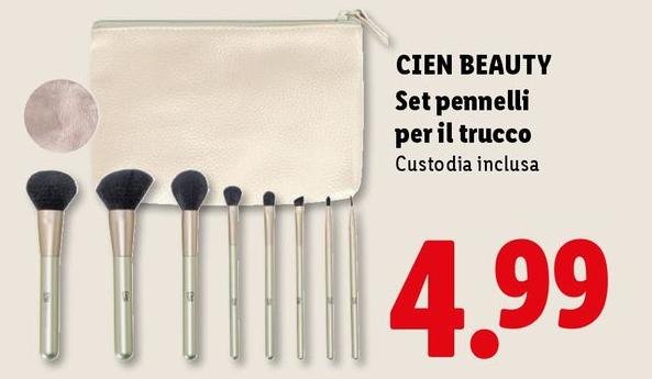 Cien Beauty - Set Pennelli Per Il Trucco