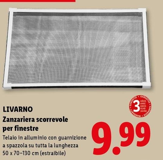 Livarno - Zanzariera Scorrevole Per Finestre