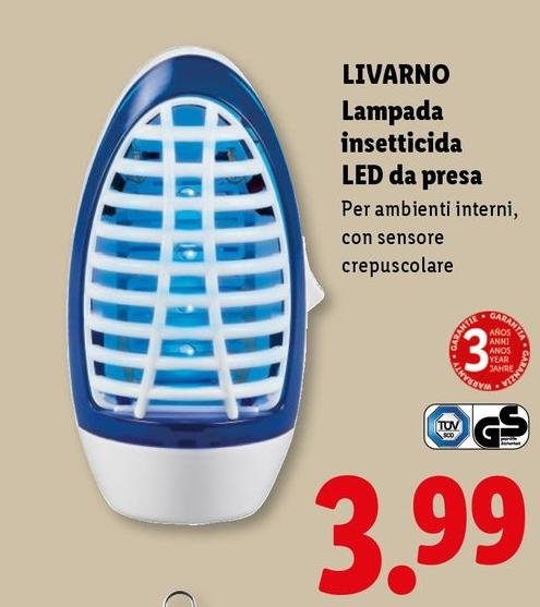 Livarno - Lampada Insetticida Led Da Presa