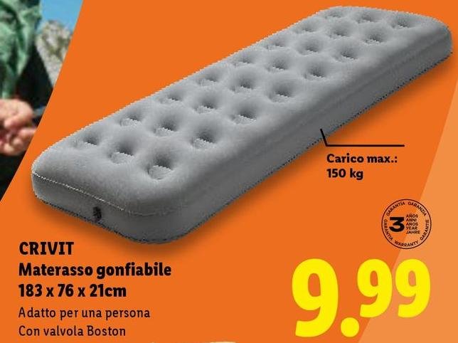 Crivit - Materasso Gonfiabile