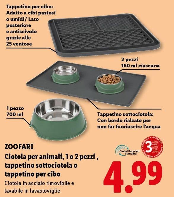 Zoofari - Ciotola Per Animali