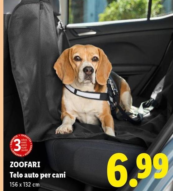 Zoofari - Telo Auto Per Cani