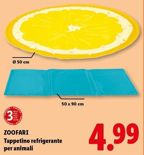 Zoofari - Tappetino Refrigerante Per Animali