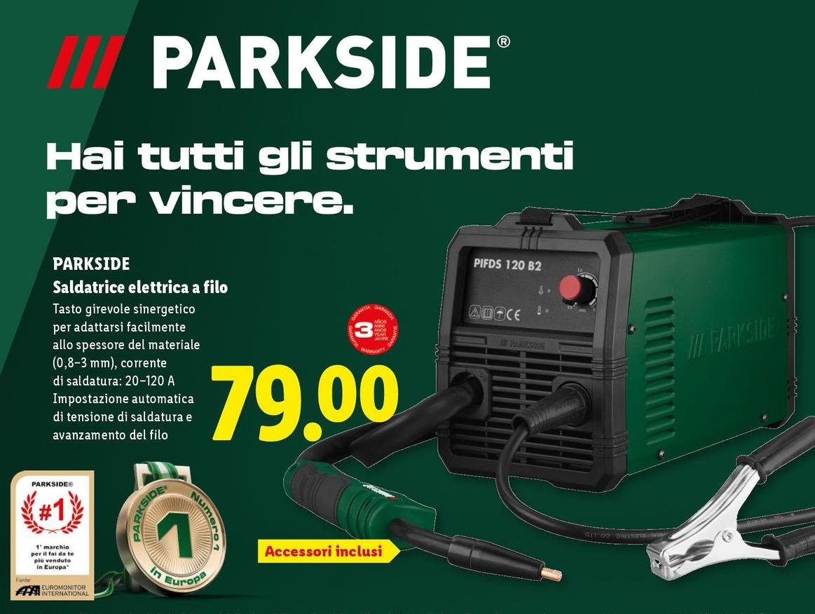 Parkside - Saldatrice Elettrica A Filo