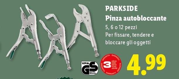 Parkside - Pinza Autobloccante