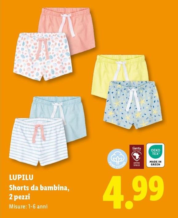 Lupilu - Shorts Da Bambina