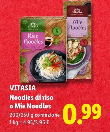 Vitasia - Noodles Di Riso O Mie Noodles
