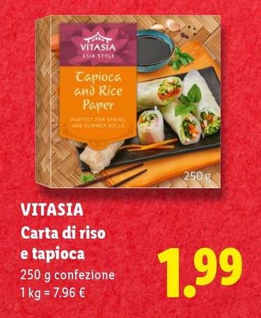 Vitasia - Carta Di Riso E Tapioca