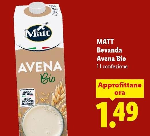 Matt - Bevanda Avena Bio
