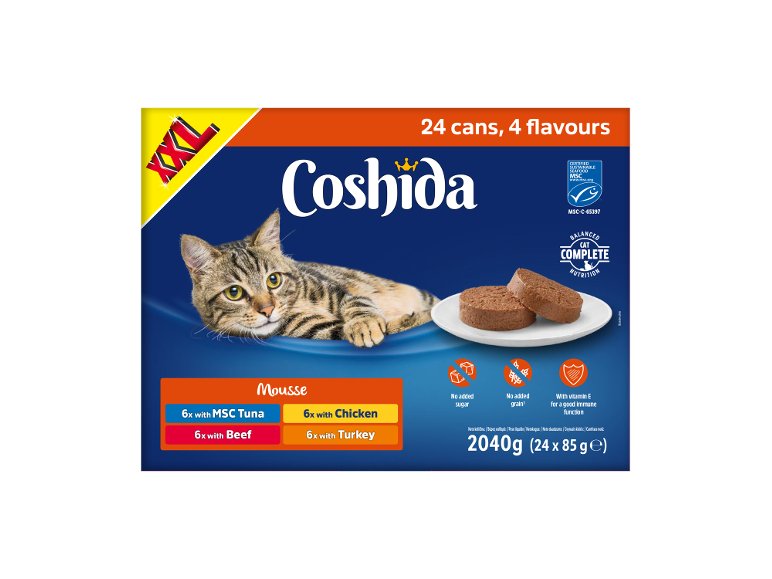 CIBO UMIDO GATTI MOUSSE CARNE PESCE