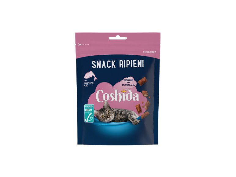 Snack ripieni per gatti