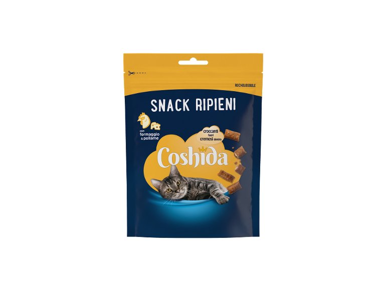 Snack ripieni per gatti