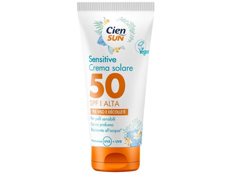 Crema solare viso Sensitive