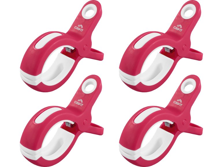 Set mollette per asciugamani, 4 pezzi