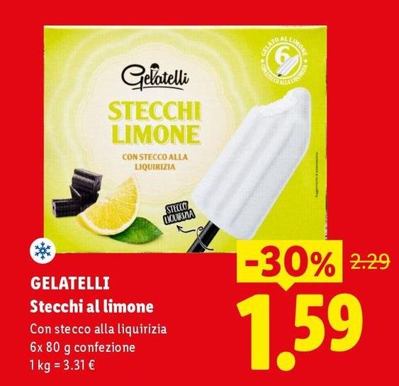 Gelatelli - Stecchi Al Limone