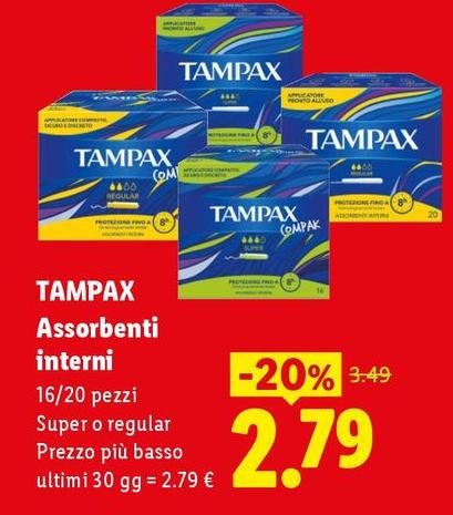 Tampax - Assorbenti Interni